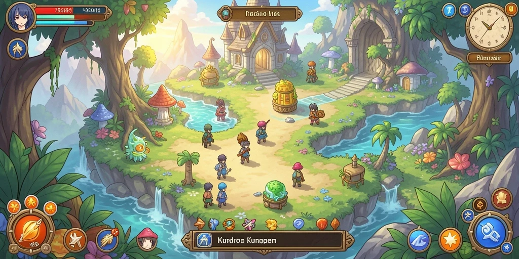 Screenshot dari petualangan epik di DEWAGARUDA.