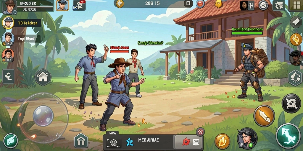 Screenshot menunjukkan grafis menakjubkan dalam permainan.