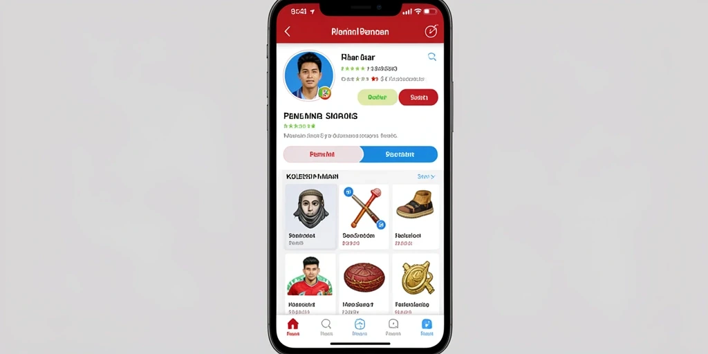 Tampilan grafis yang menarik di dalam permainan.