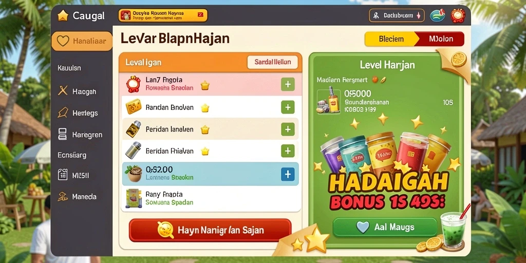 Level pertama yang penuh warna dan tantangan.