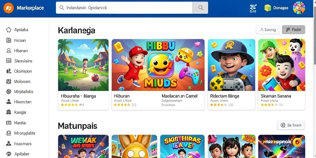 Tampilan antarmuka yang menarik dan mudah dinavigasi.