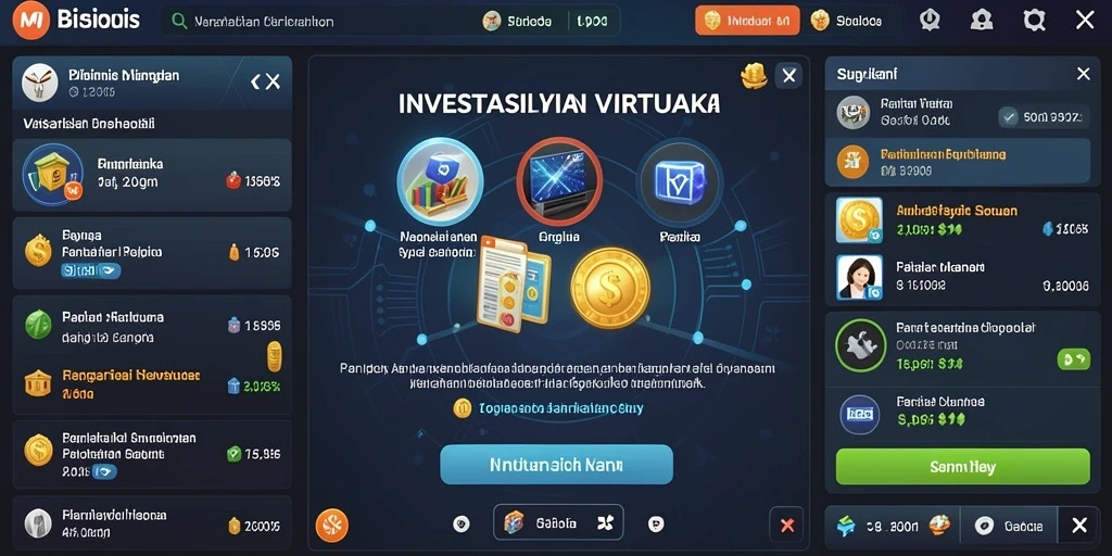 Tampilan karakter dengan efek kemampuan unik.