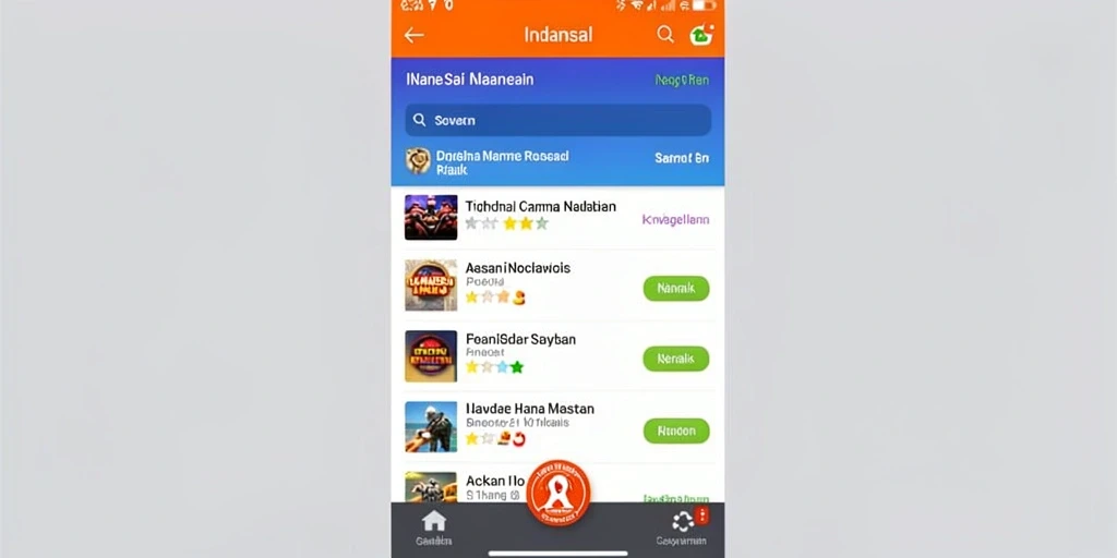 Tampilan awal aplikasi yang menarik dan informatif.