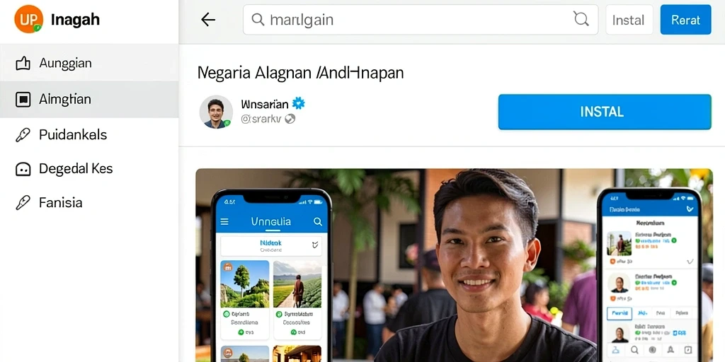 Tampilan antarmuka yang modern dan user-friendly.